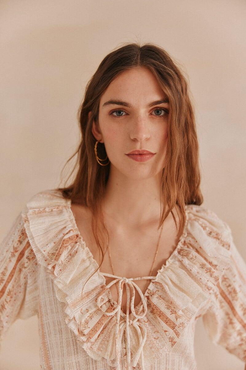pedro del hierro Astrid. Blusa estampada Superdescuento
