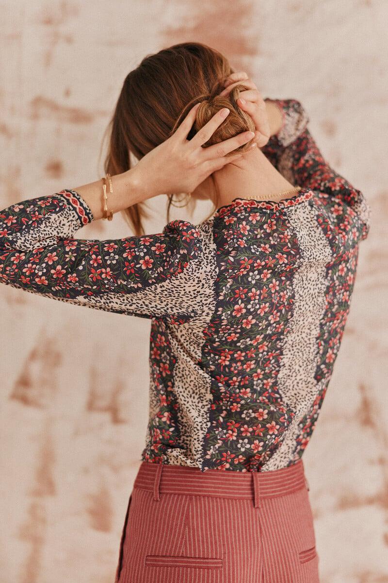 pedro del hierro Creta. Blusa estampada Tienda de fábrica
