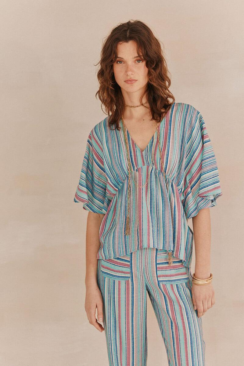 pedro del hierro Ciara. Camisa manga corta Ahorra y exporta
