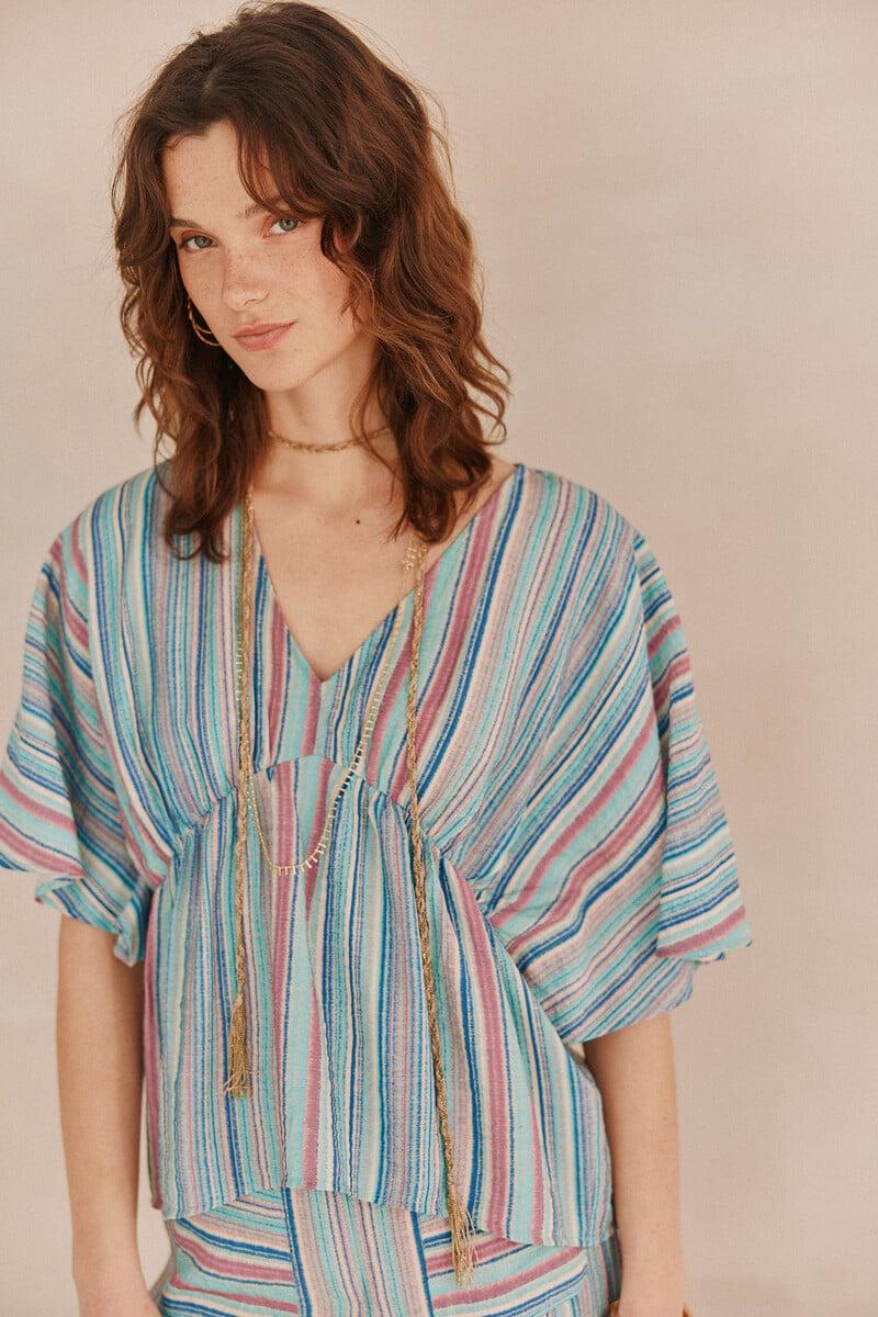 pedro del hierro Ciara. Camisa manga corta Ahorra y exporta