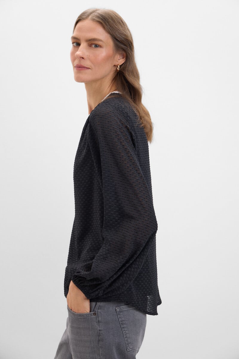 pedro del hierro Blusa tejido textura Grandes ahorros