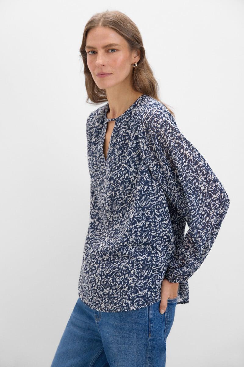 pedro del hierro Blusa tejido textura Precio ultrabajo