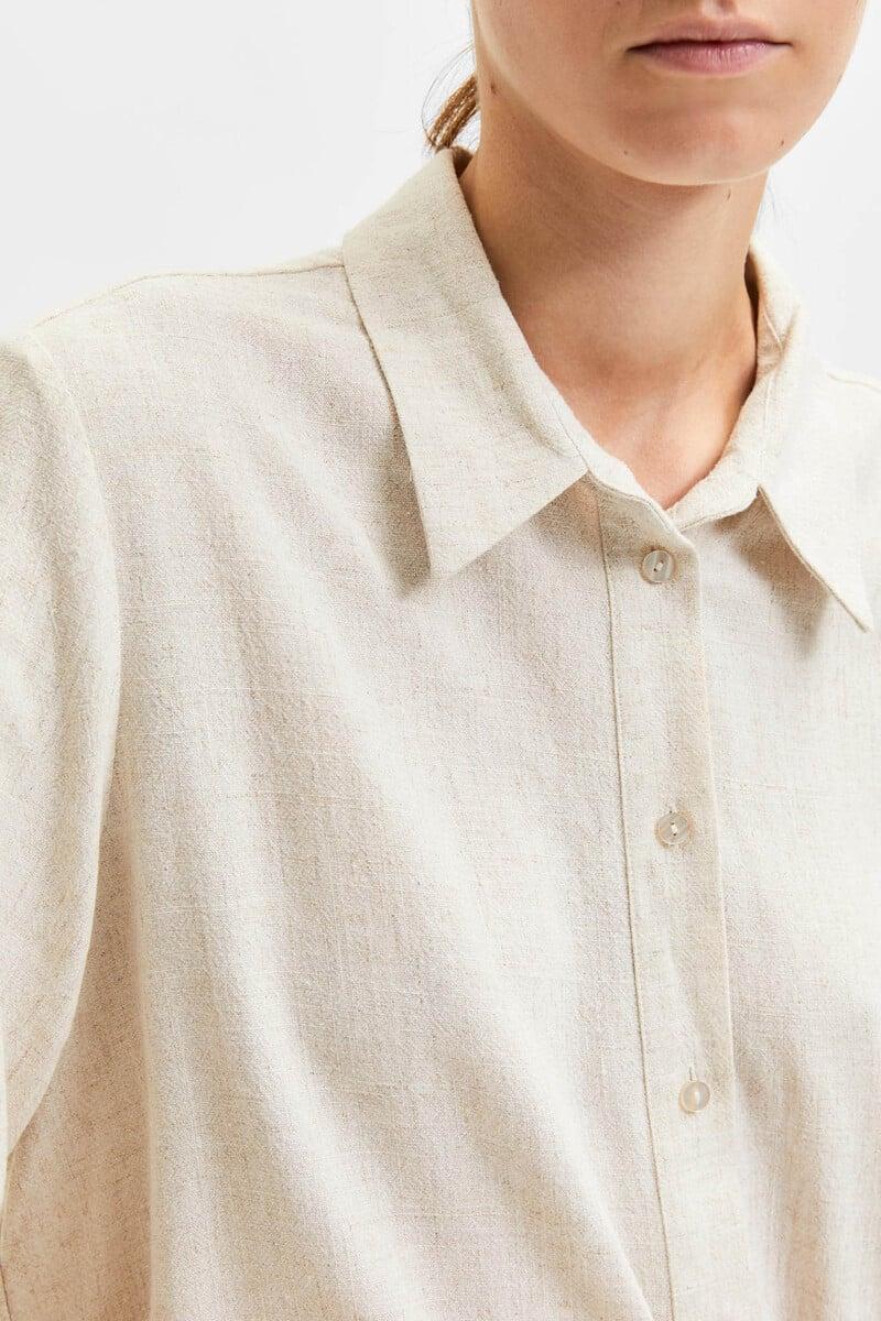 pedro del hierro Camisa de manga larga de lino Regular Fit 2025