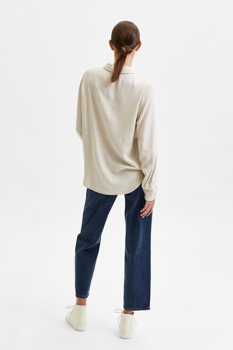 pedro del hierro Camisa de manga larga de lino Regular Fit 2025