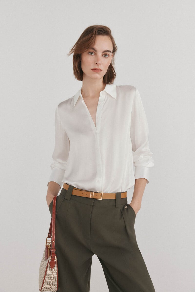 pedro del hierro Camisa satinada fluida Tienda