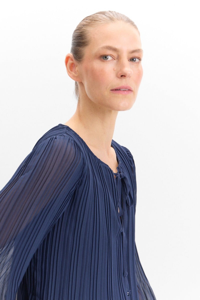 pedro del hierro Blusa plisada estampada COMPRAR AHORA