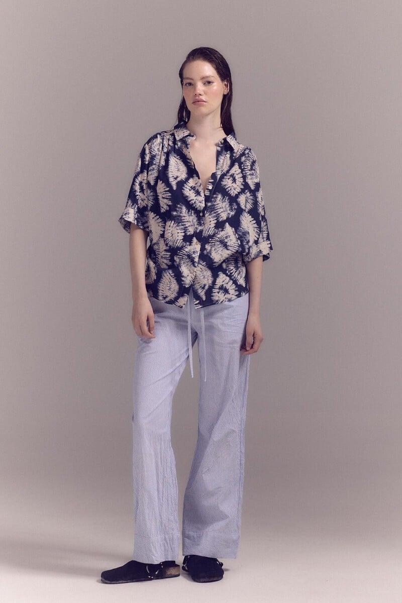 pedro del hierro Camisa estampado tie dye Último día