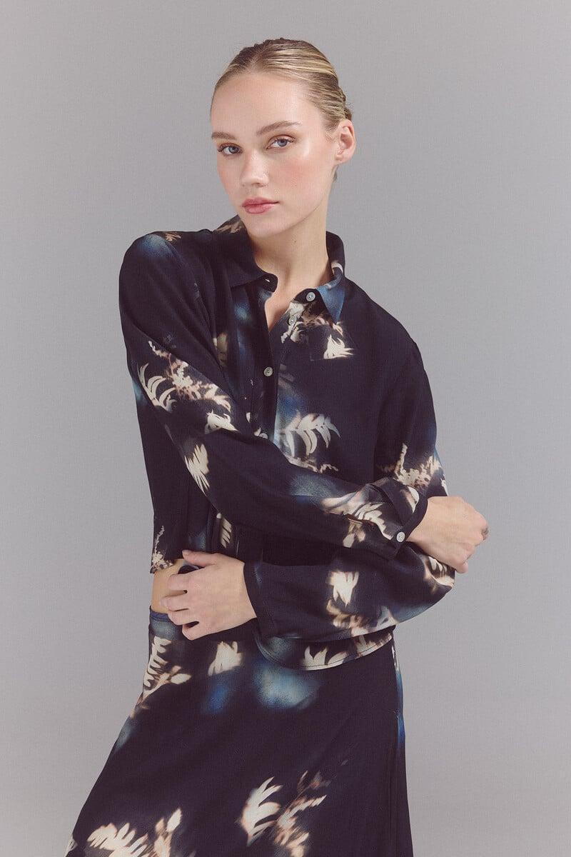 pedro del hierro Camisa satinada corta Promoción trimestral
