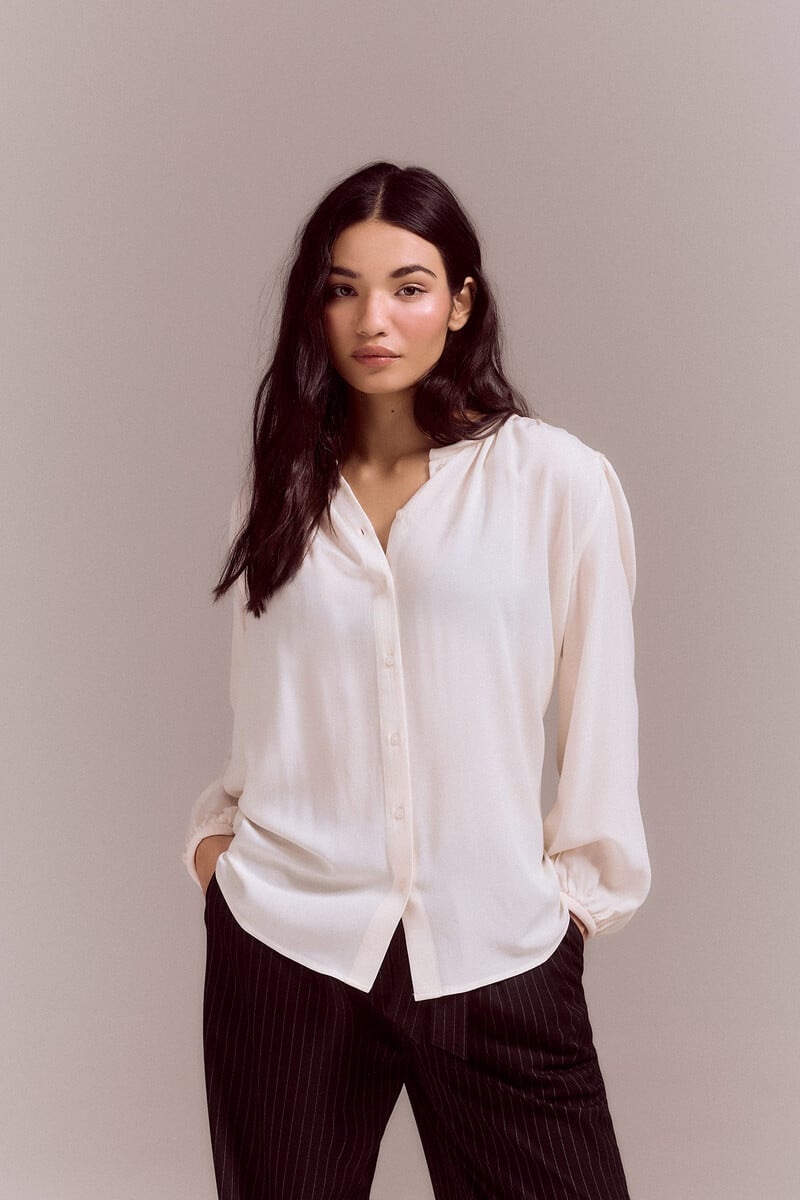 pedro del hierro Blusa canesú acolchado Solo queda un día