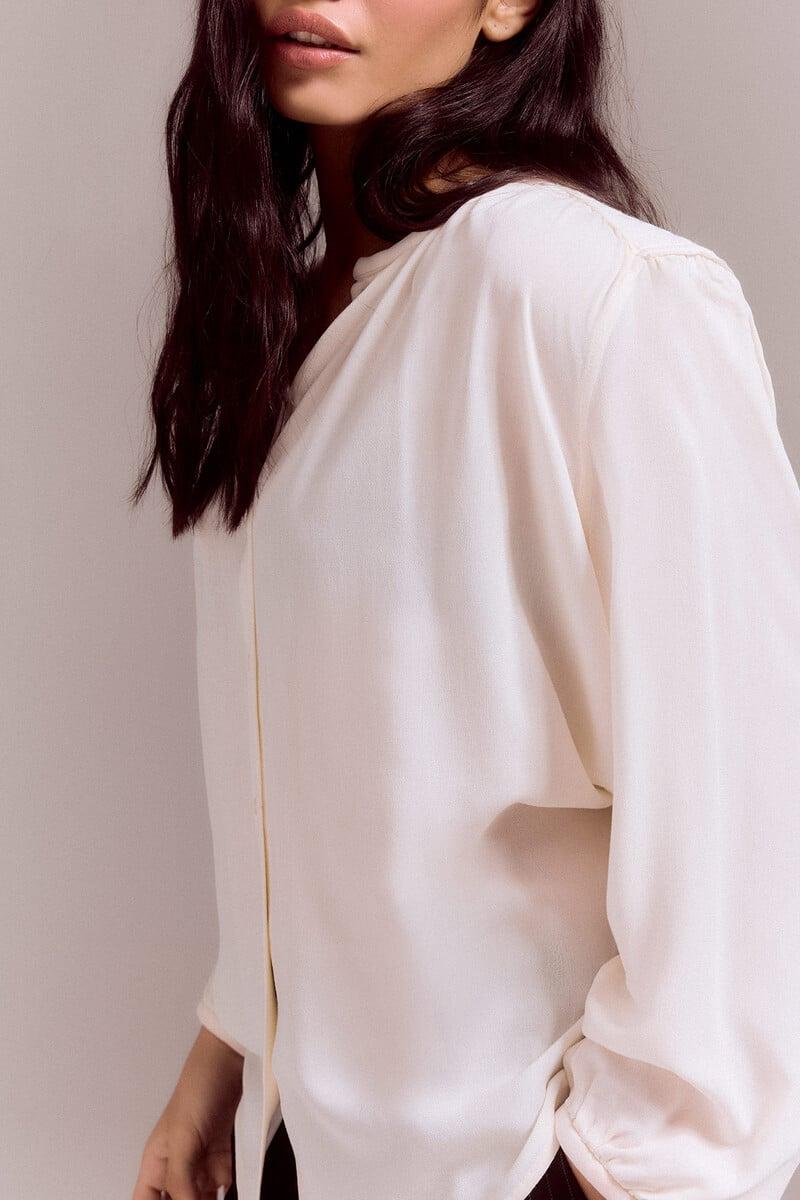 pedro del hierro Blusa canesú acolchado Solo queda un día