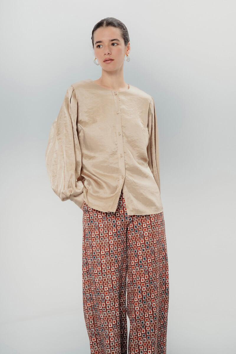pedro del hierro Blusa satinada Matilda Limitado a 3 días