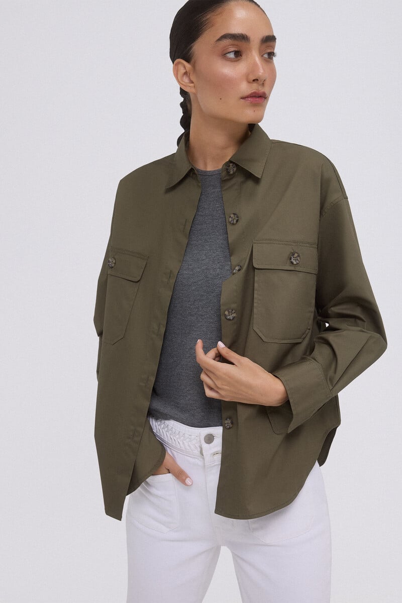 pedro del hierro Camisa utility oversize Ofertas especiales