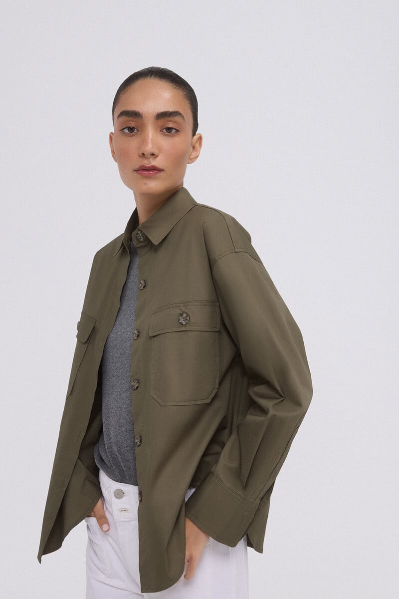 pedro del hierro Camisa utility oversize Ofertas especiales