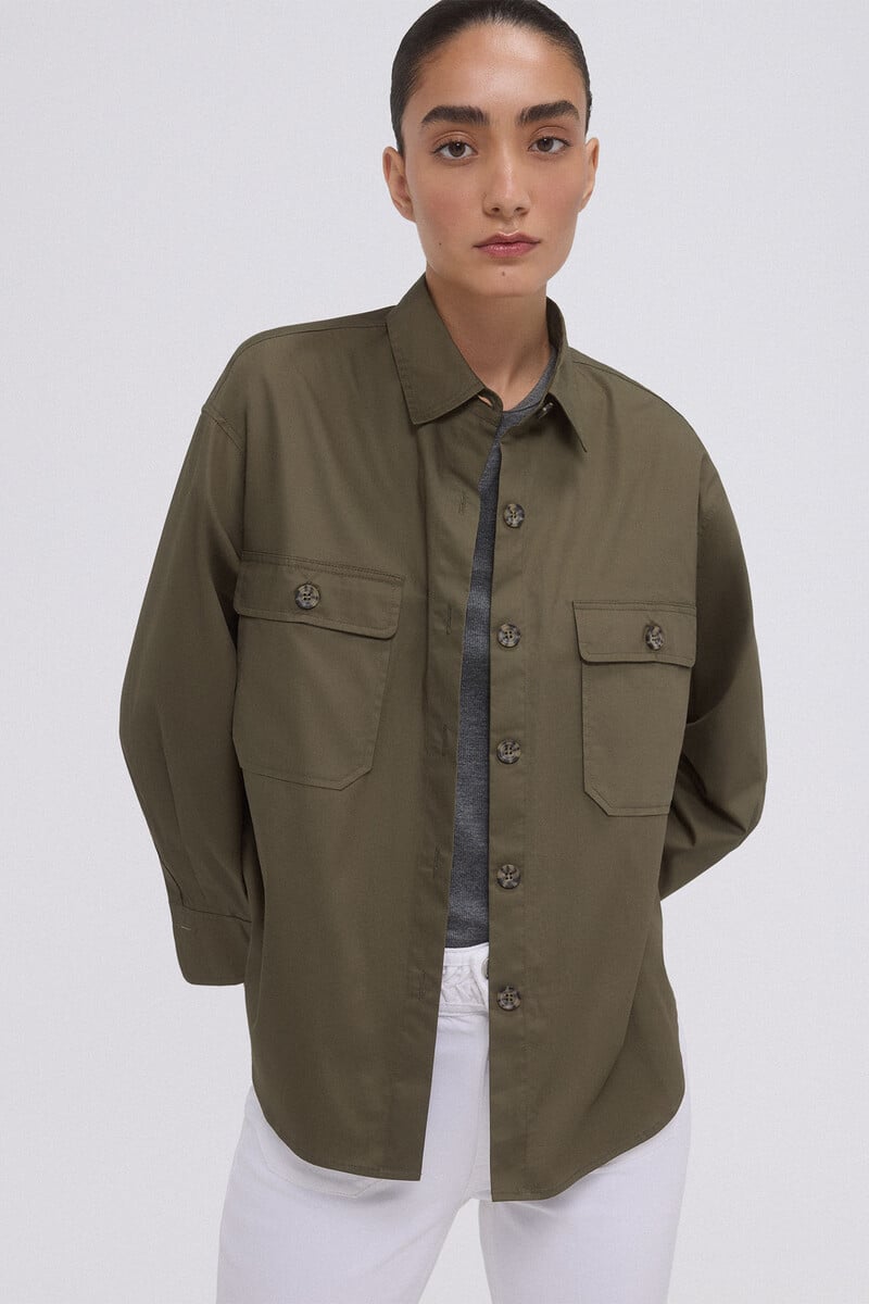 pedro del hierro Camisa utility oversize Ofertas especiales