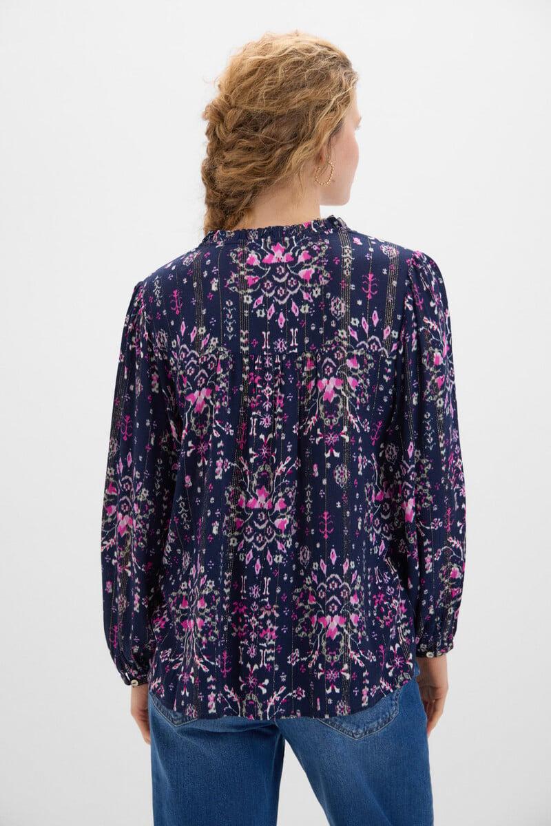 pedro del hierro Blusa fluida lurex Rebajas de fin de temporada