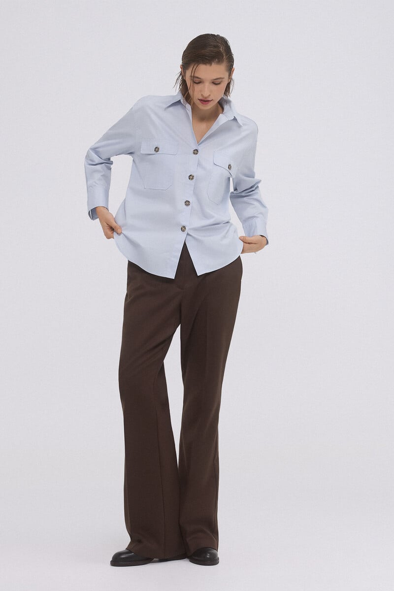 pedro del hierro Camisa utility oversize Precio ultrabajo