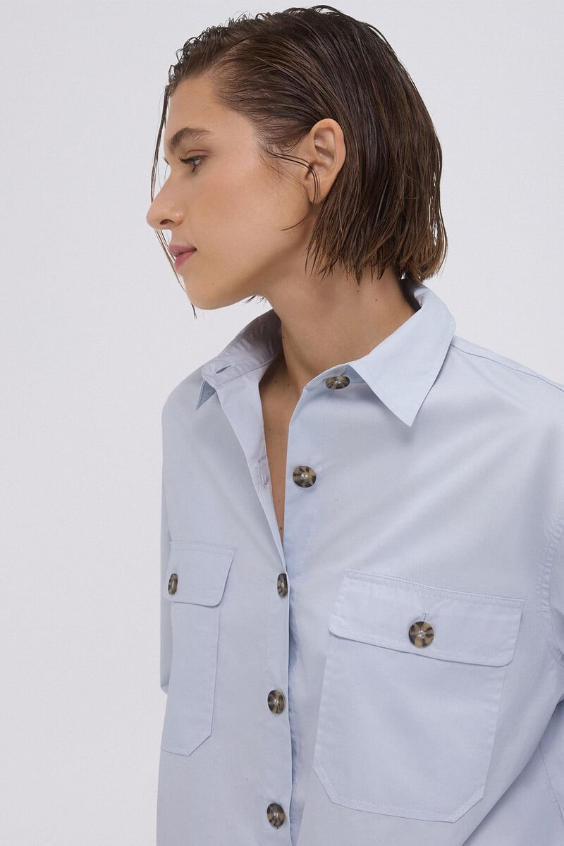 pedro del hierro Camisa utility oversize Precio ultrabajo