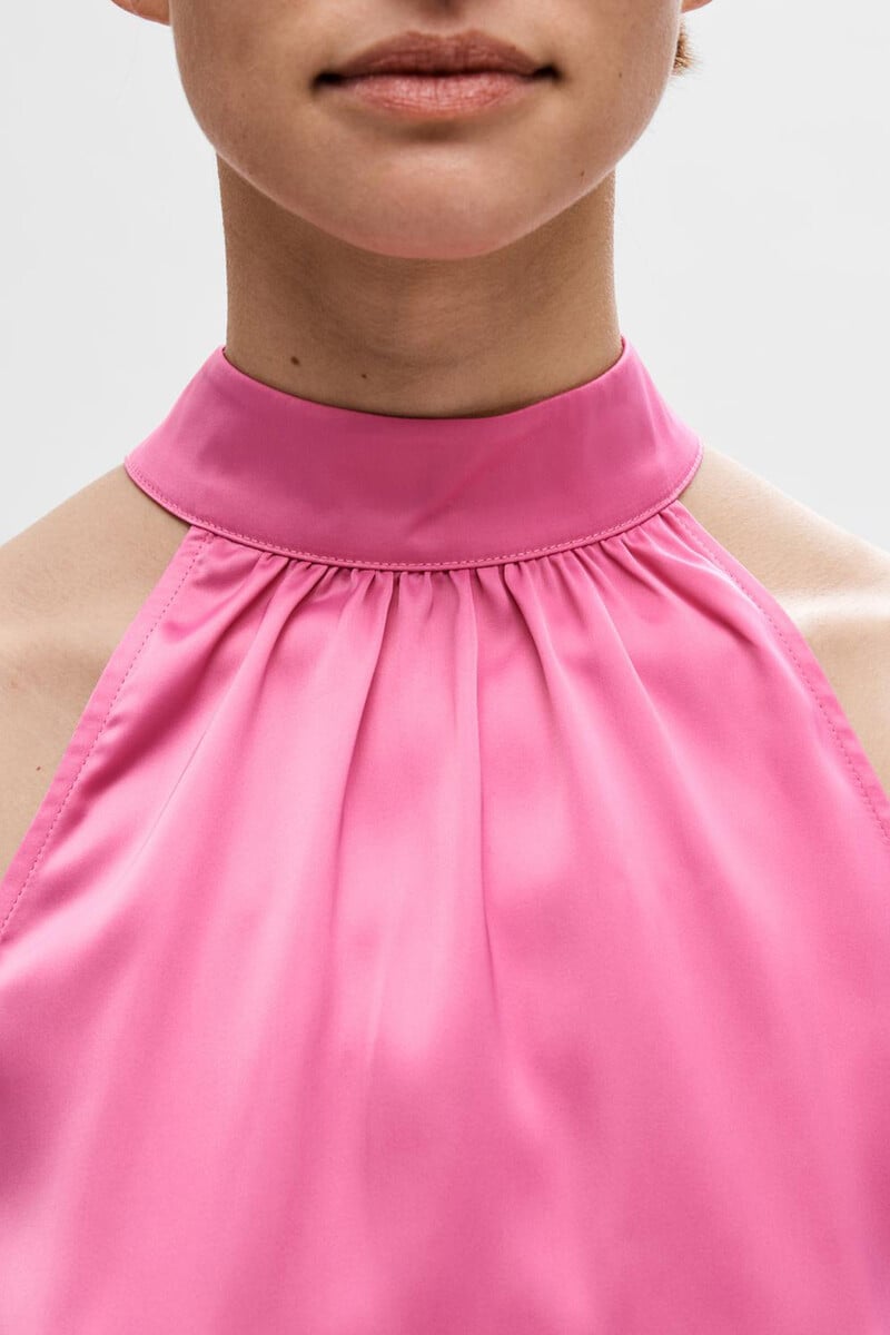 pedro del hierro Top cuello halter sin mangas confeccionado con materiales reciclados Devoluciones gratuitas