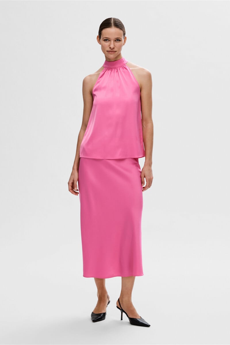 pedro del hierro Top cuello halter sin mangas confeccionado con materiales reciclados Devoluciones gratuitas