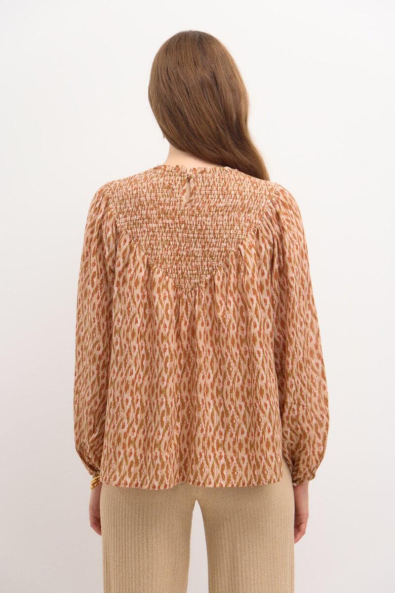 pedro del hierro Ruperta. Blusa estampada Descuento
