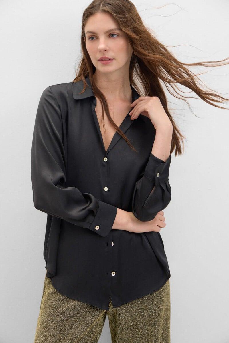 pedro del hierro Camisa satinada