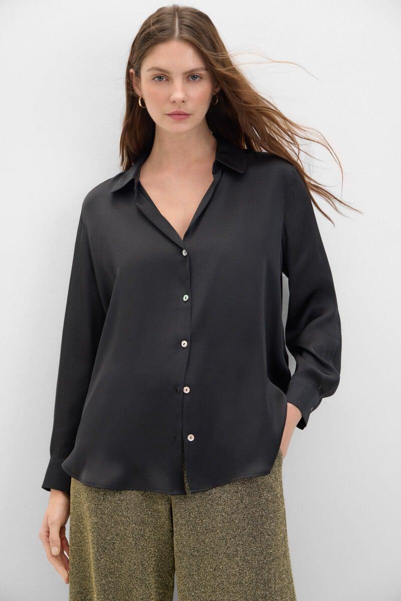 pedro del hierro Camisa satinada Liquidación