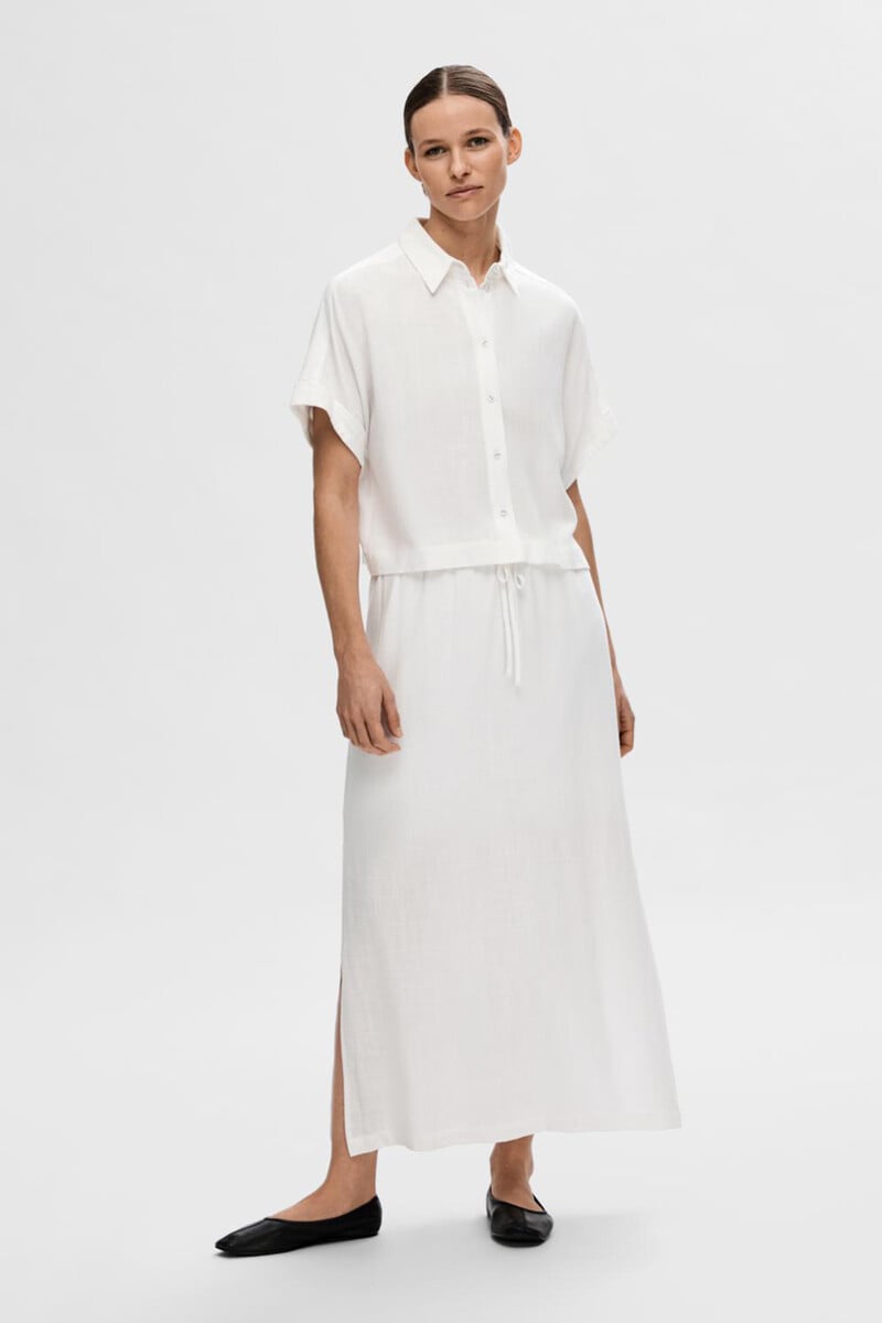 pedro del hierro Camisa de manga corta de lino. Regular Fit Precio de fábrica