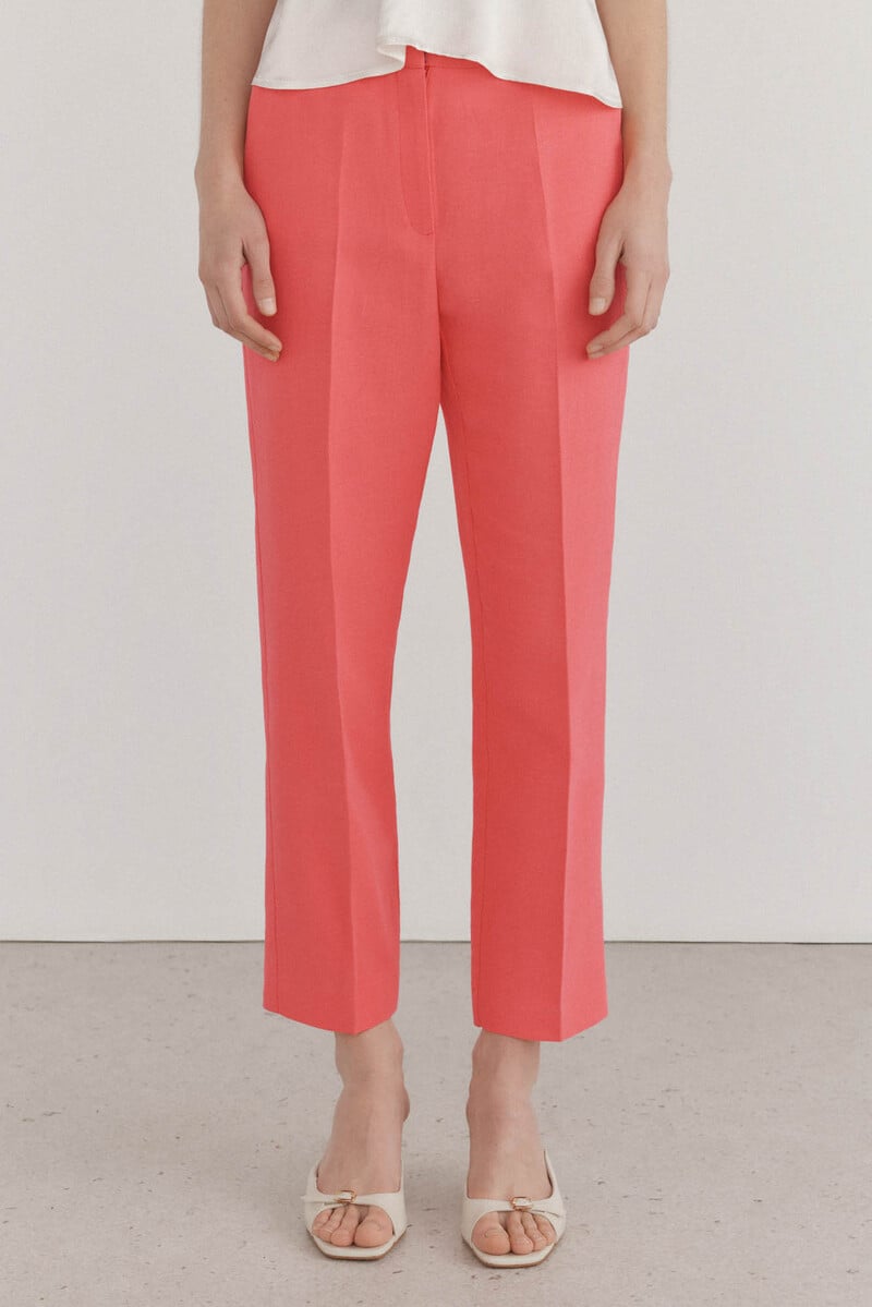 pedro del hierro Pantalón recto de traje En oferta