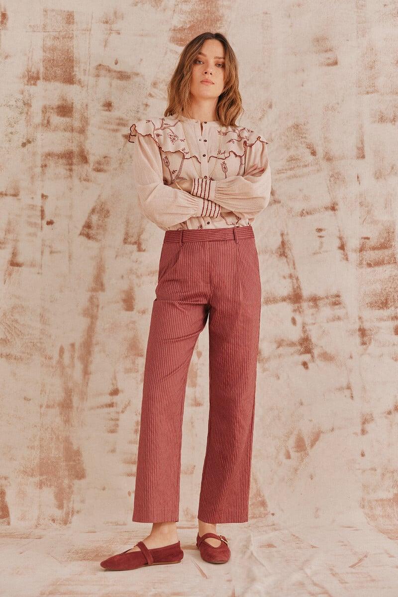 pedro del hierro Paloma. Pantalones rayas Descuento por venta flash