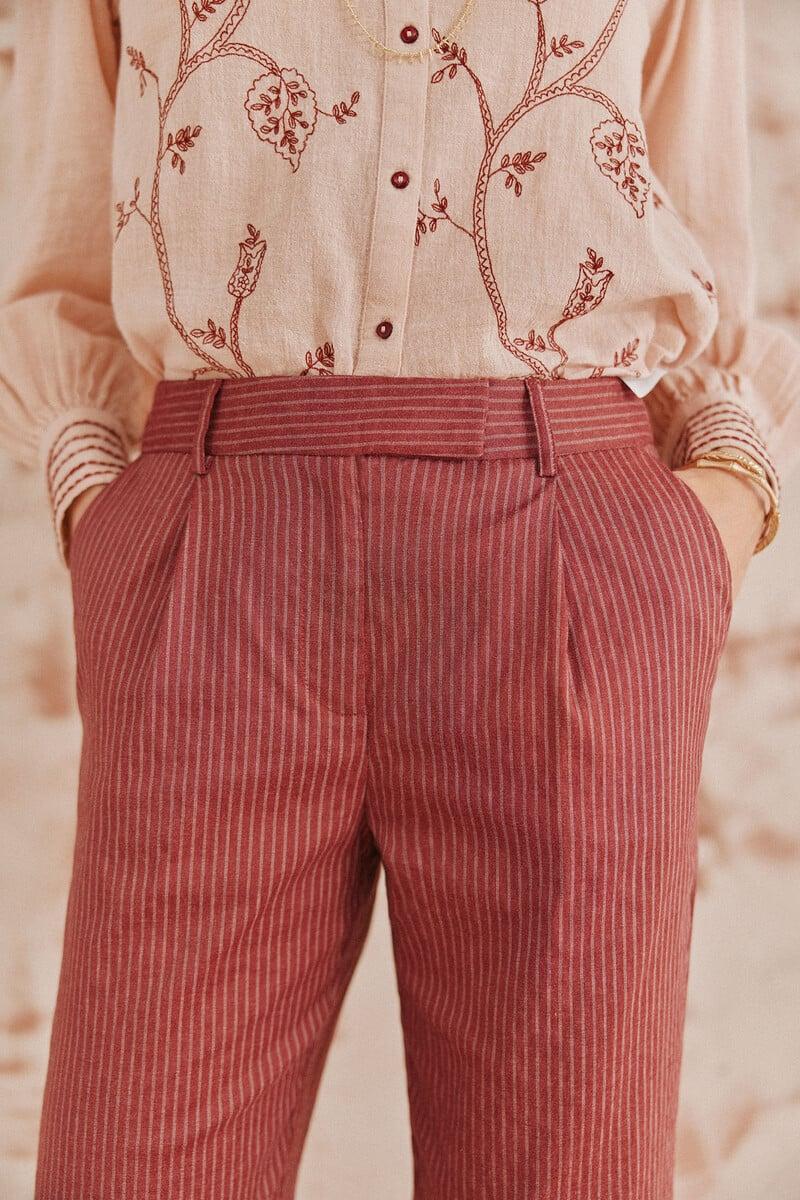 pedro del hierro Paloma. Pantalones rayas Descuento por venta flash