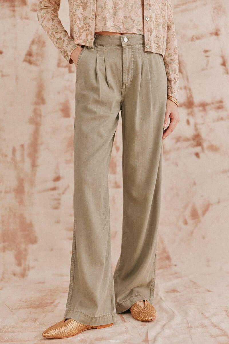 pedro del hierro Pandme. Pantalones tencel Ventas relámpago