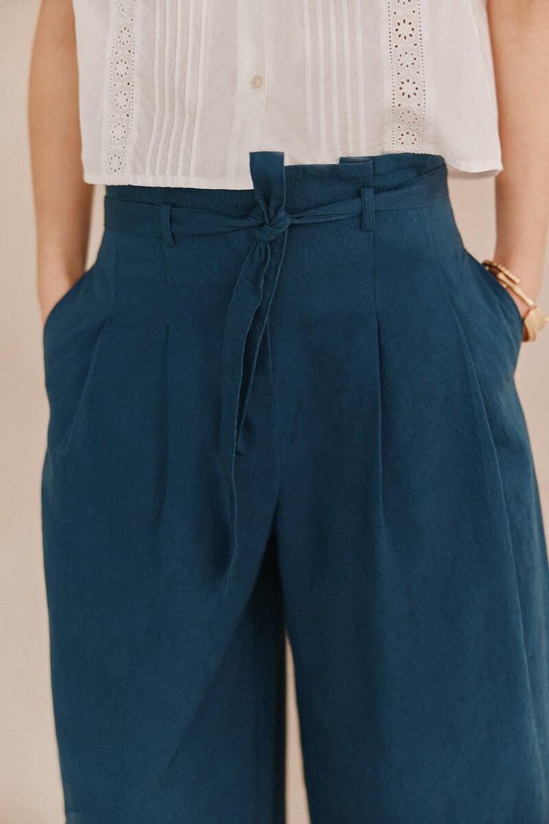 pedro del hierro Pulia. Pantalones anchos Liquidación