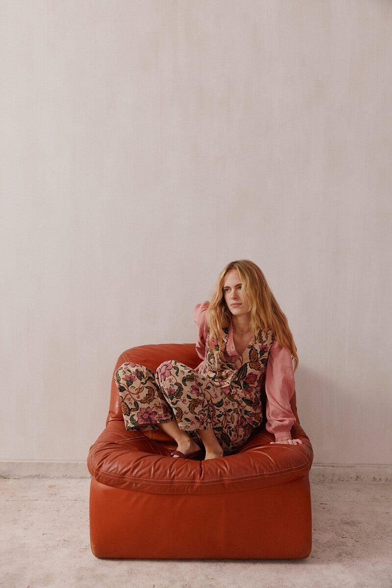 pedro del hierro Priscila. Pantalones estampados Oferta especial