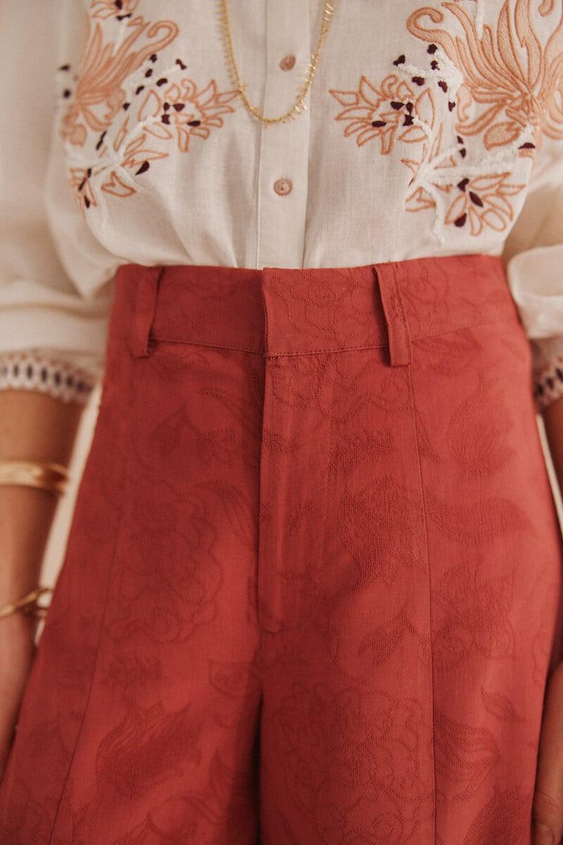 pedro del hierro Pelia. Pantalones jacquard Envío gratis