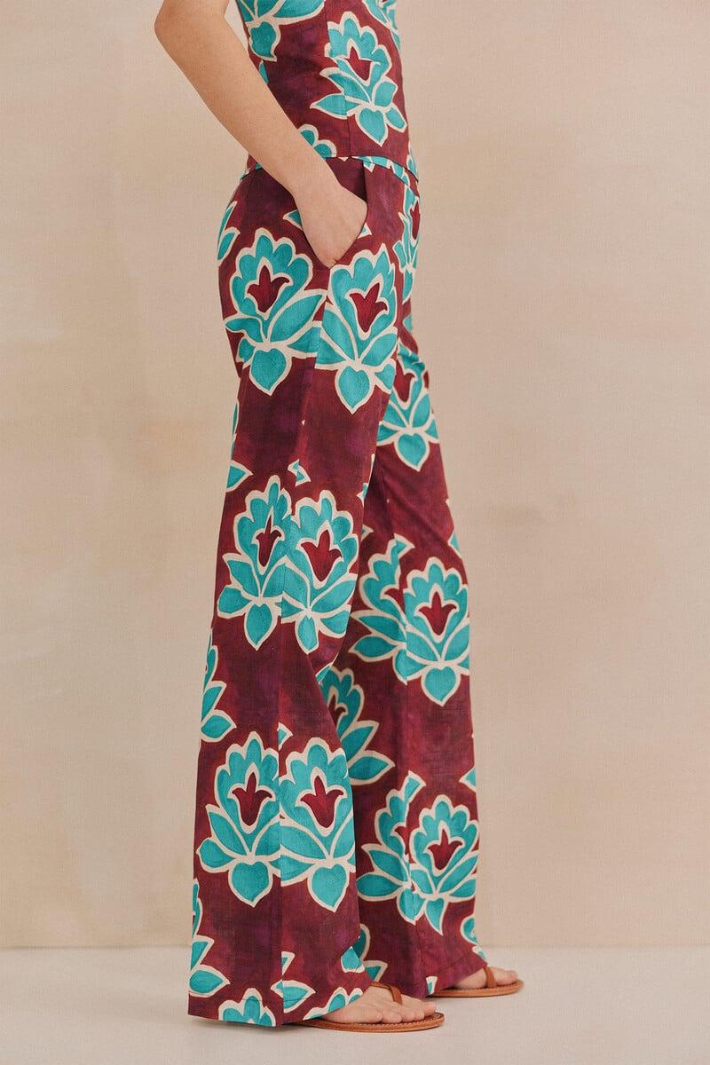 pedro del hierro Poline. Pantalones estampados Superdescuento