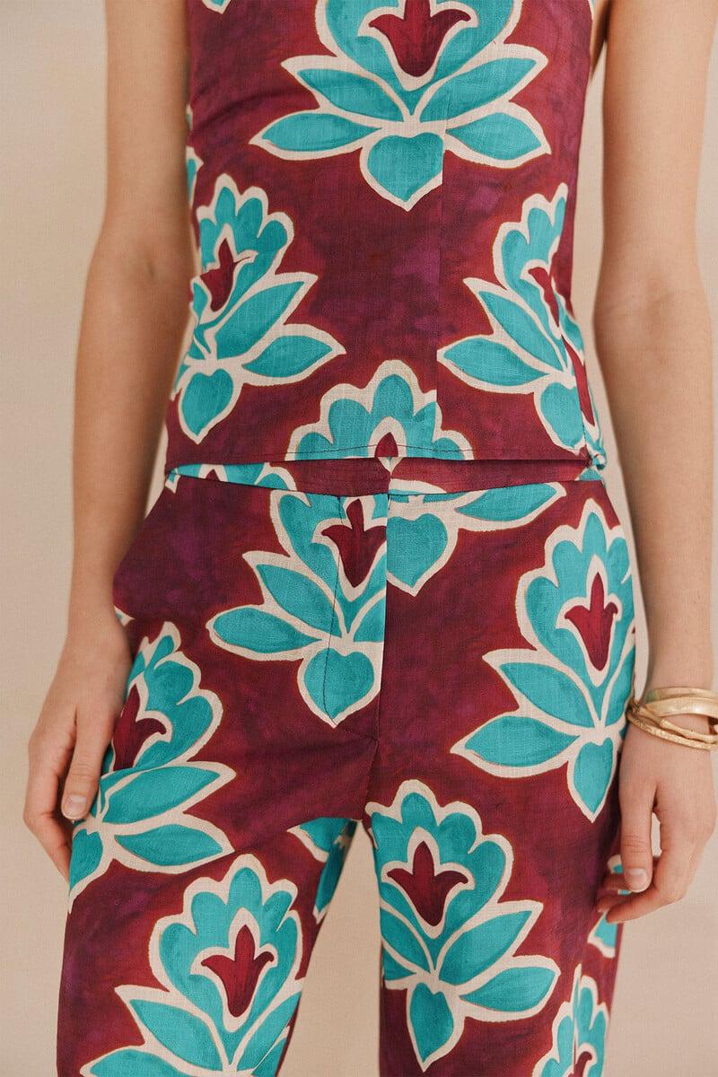 pedro del hierro Poline. Pantalones estampados Superdescuento