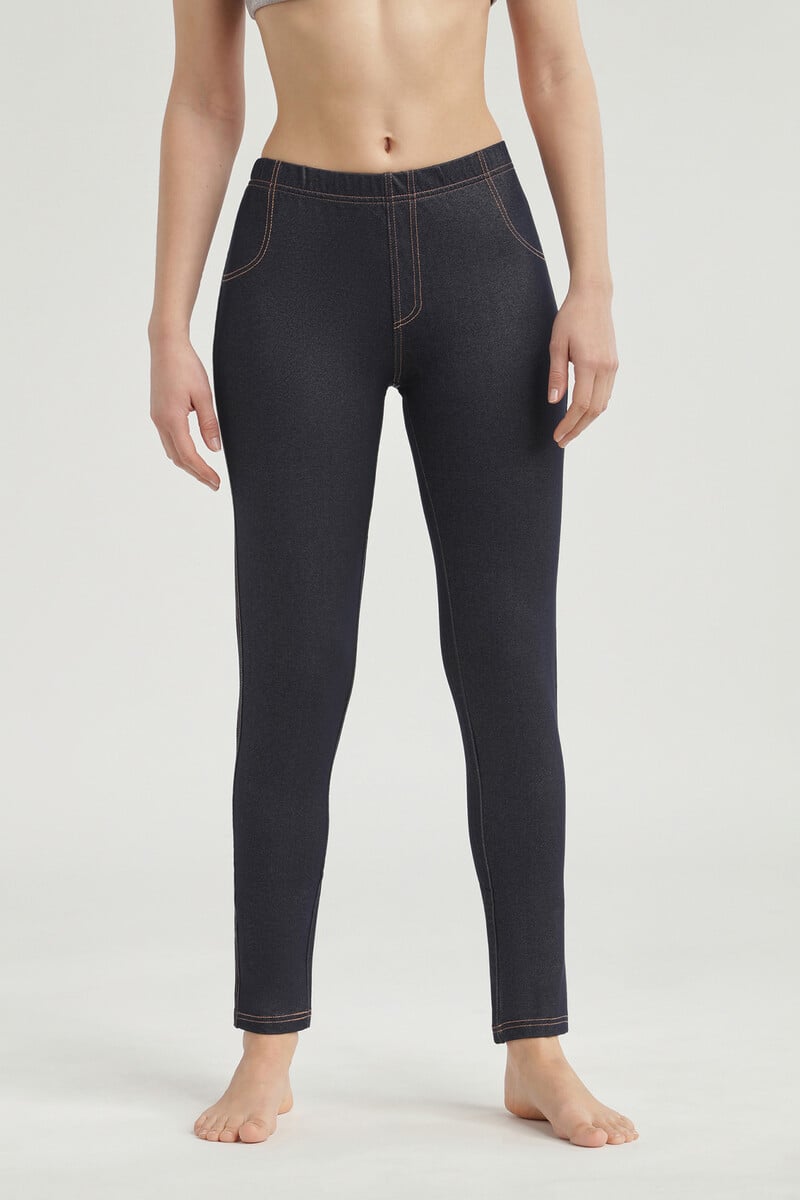 pedro del hierro Legging largo efecto vaquero de mujer Oferta exclusiva