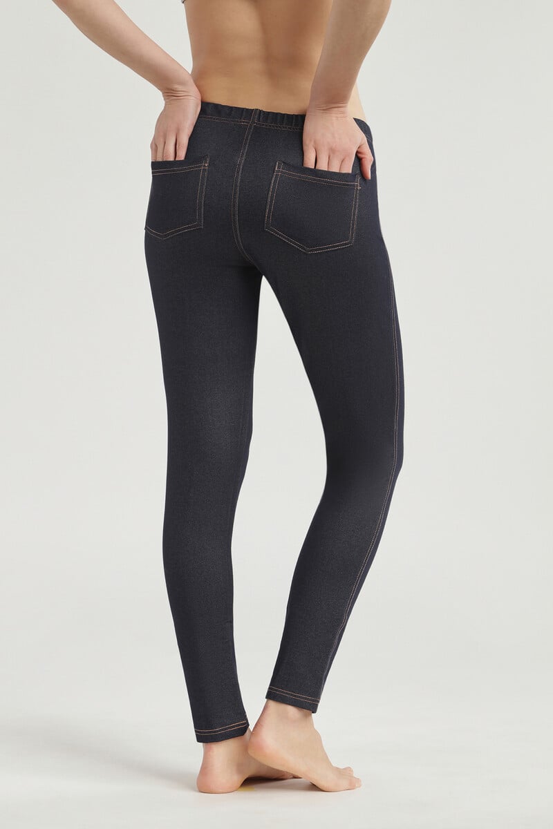 pedro del hierro Legging largo efecto vaquero de mujer Oferta exclusiva
