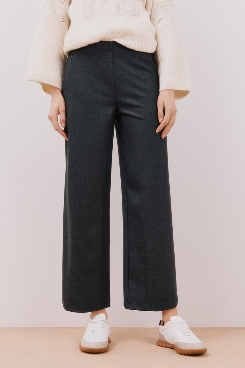 pedro del hierro Pantalón palazzo de punto Tienda