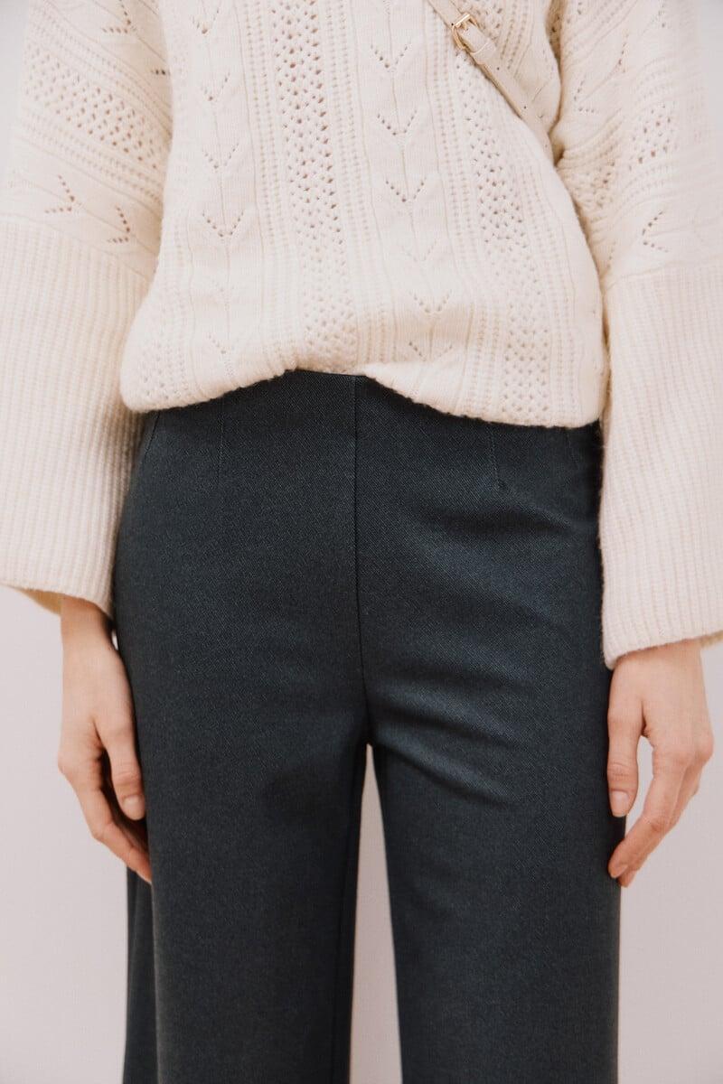 pedro del hierro Pantalón palazzo de punto Tienda