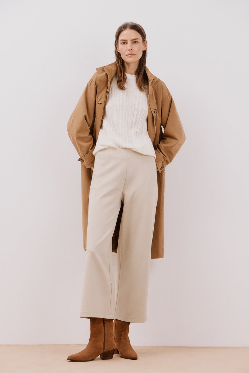 pedro del hierro Pantalón palazzo de punto Tienda