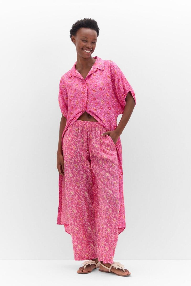 pedro del hierro Pantalón fluído estampado Promoción trimestral