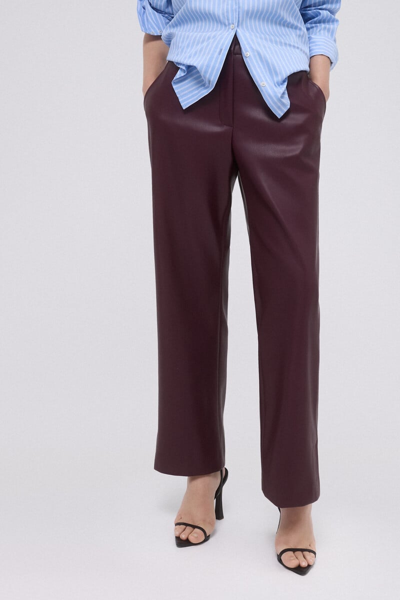 pedro del hierro Pantalón polipiel Superdescuento