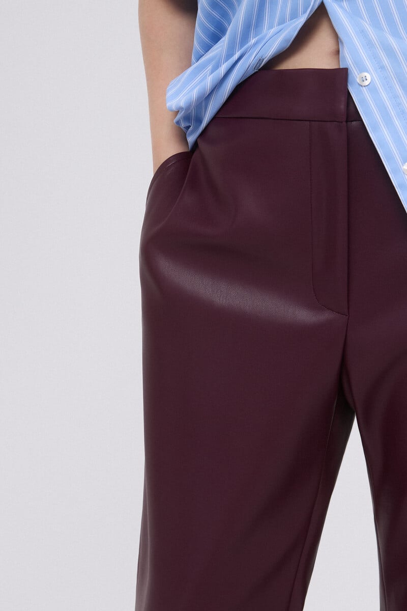 pedro del hierro Pantalón polipiel Superdescuento