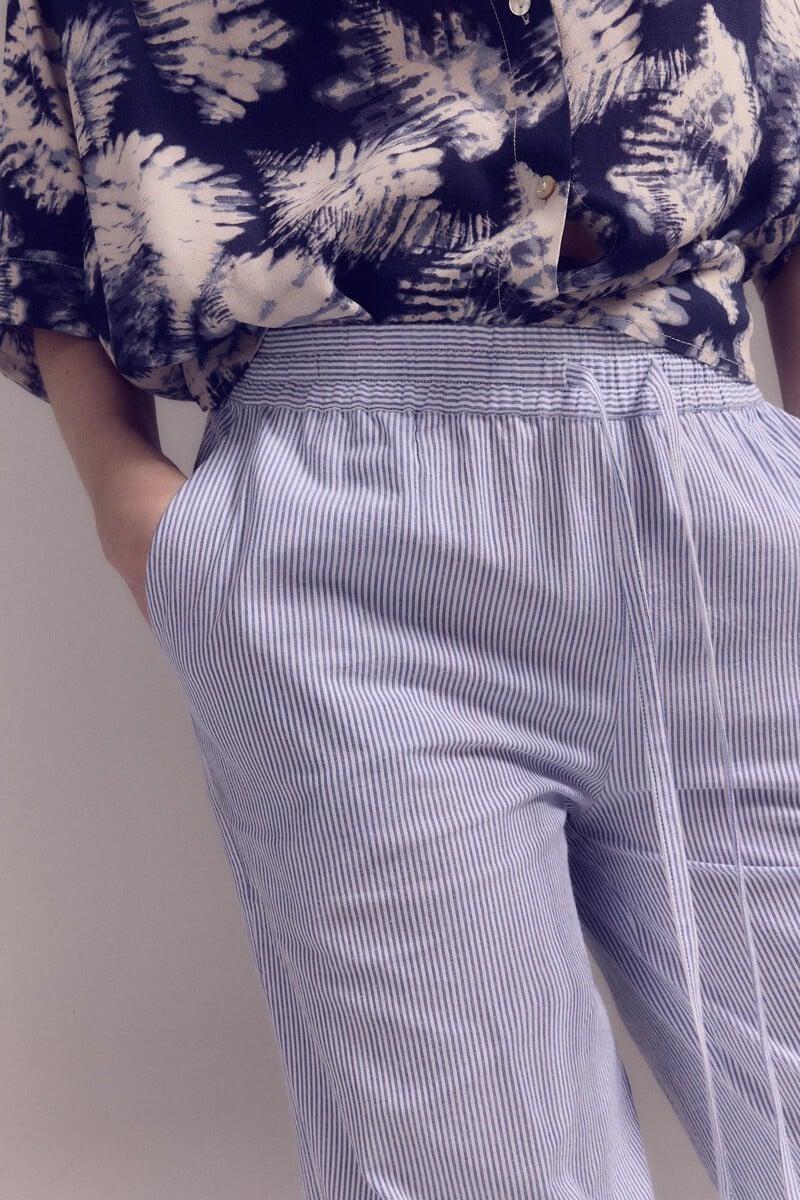 pedro del hierro Pantalón pijamero raya Grandes descuentos