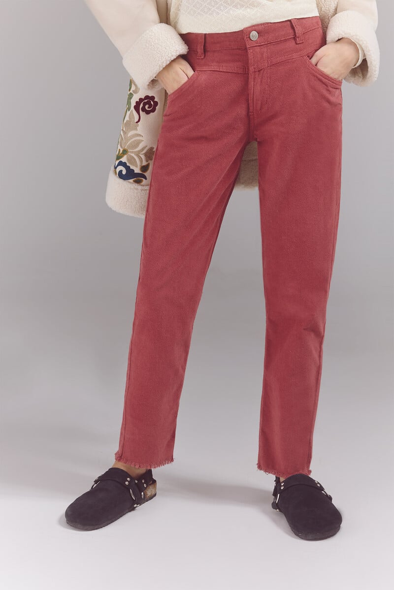 pedro del hierro Pantalones corduroy mom Limitado a 3 días