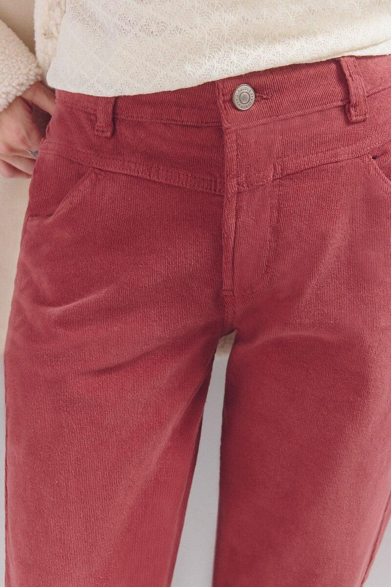 pedro del hierro Pantalones corduroy mom Limitado a 3 días