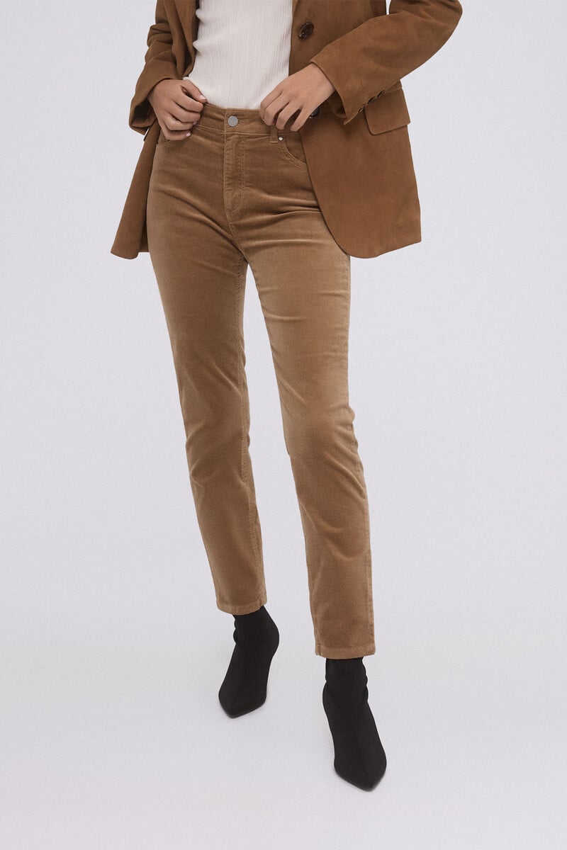 pedro del hierro Pantalón terciopelo skinny fit Ahorra y exporta