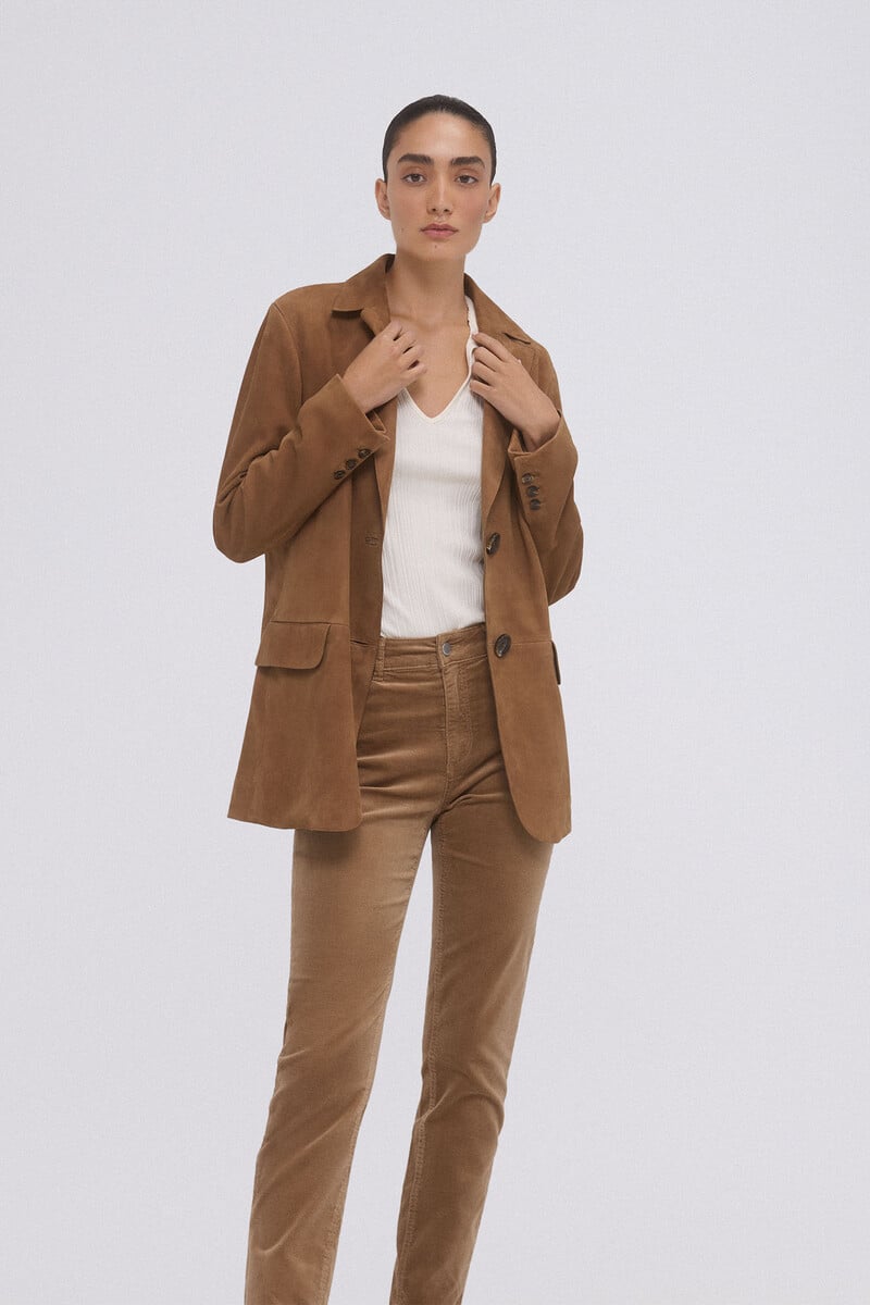 pedro del hierro Pantalón terciopelo skinny fit Ahorra y exporta