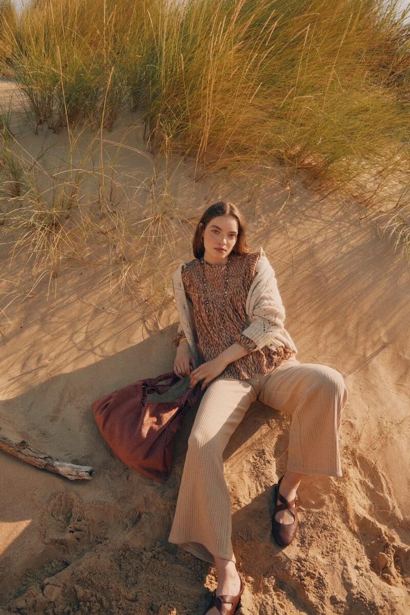 pedro del hierro Petra. Pantalón amplio de espiga Descuento por venta flash